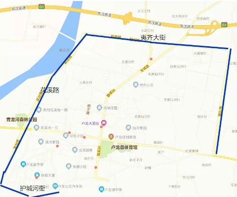 秦皇岛限行区域路线详细图